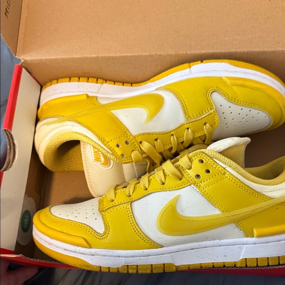 Nike Shoes - Nike Yellow and White Women's Sneakers
